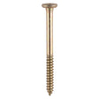 200 x TIMCO Element Screws Shallow Pan Countersunk PH Self-Tapping Thread AB Point Yellow - 4.8 x 55