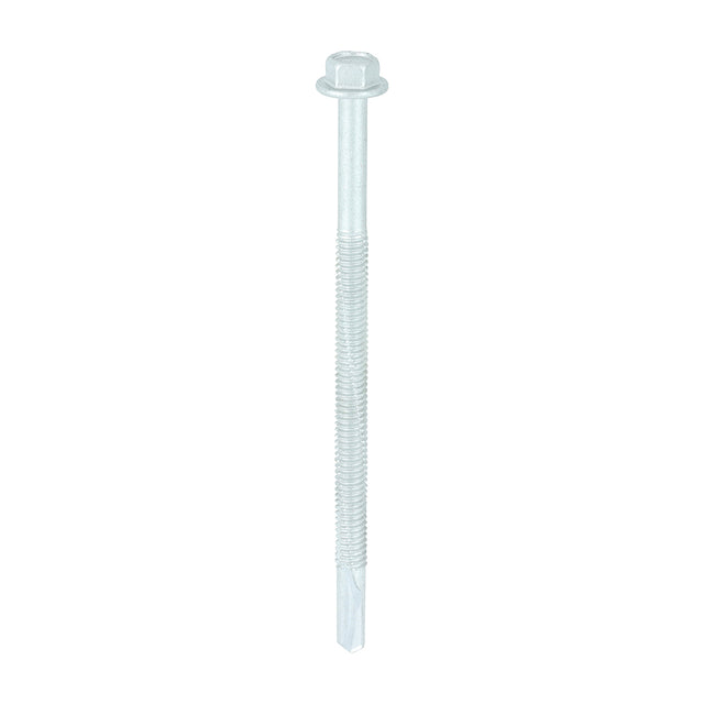 100 x TIMCO Self-Drilling Heavy Section Screws Exterior Silver - 5.5 x 100