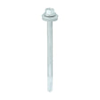 100 x TIMCO Self-Drilling Heavy Section Screws Exterior Silver with EPDM Washer - 5.5 x 80