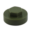 1000 x TIMCO Hex Head Cover Caps Olive Green - 19mm