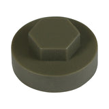 1000 x TIMCO Hex Head Cover Caps Quartz - 16mm