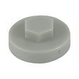 1000 x TIMCO Hex Head Cover Caps White - 16mm