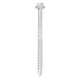 10 x TIMCO Heavy Duty Timber Screws Hex Flange Head Exterior Silver - 10.0 x 100