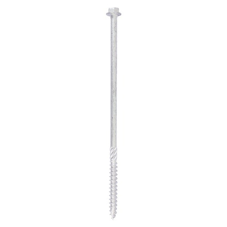 10 x TIMCO Heavy Duty Timber Screws Hex Flange Head Exterior Silver - 10 x 160