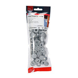 50 x TIMCO Hinged Screw Caps Large Light Grey - To fit 5.0 to 6.0 Screw