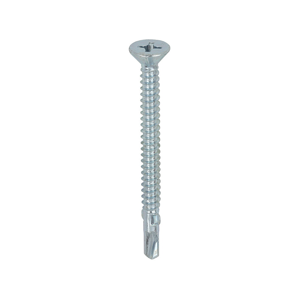 200 x TIMCO Self-Drilling Wing-Tip Steel to Timber Light Section Silver Screws  - 5.5 x 65