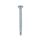 200 x TIMCO Self-Drilling Wing-Tip Steel to Timber Light Section Silver Screws  - 5.5 x 65
