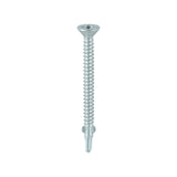 200 x TIMCO Self-Drilling Wing-Tip Steel to Timber Light Section Exterior Silver Screws  - 5.5 x 65