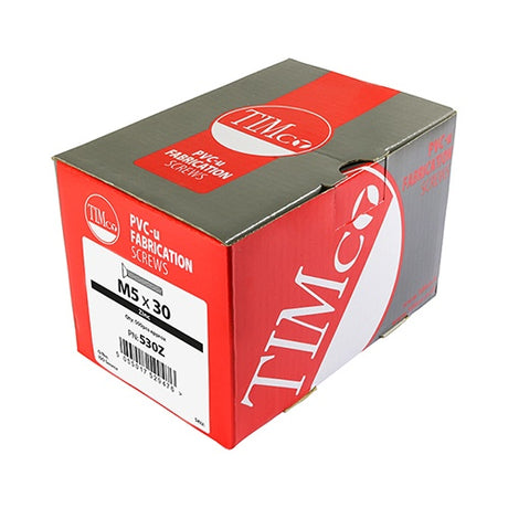 500 x TIMCO Machine Screws Countersunk PH Metric Thread B Point Zinc - M5 x 30