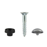 200 x TIMCO Mirror Screws Dome Head Chrome - 8 x 1 1/2