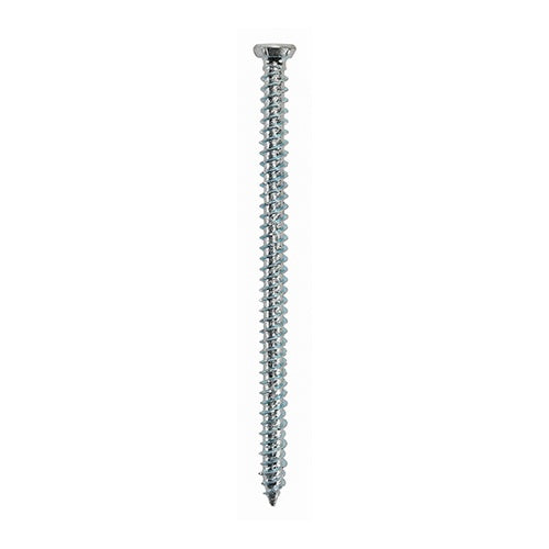 100 x TIMCO Concrete Screws Flat Countersunk Silver - 7.5 x 80