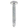 1000 x TIMCO Window Fabrication Screws Pan PH Self-Tapping Thread Self-Drilling Point Zinc - 4.2 x 13
