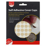 112 x TIMCO Self-Adhesive Screw Cover Caps Maple - 13mm