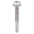 100 x TIMCO Self-Drilling Heavy Section A2 Stainless Steel Bi-Metal Screws - 5.5 x 55
