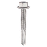 100 x TIMCO Self-Drilling Heavy Section A2 Stainless Steel Bi-Metal Screws - 5.5 x 55