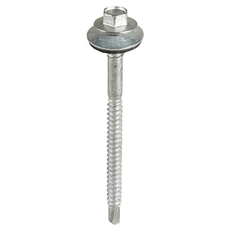 100 x TIMCO Self-Drilling Light Section Composite Panel A2 Stainless Steel Bi-Metal Screws with EPDM Washer - 5.5/6.3 x 70