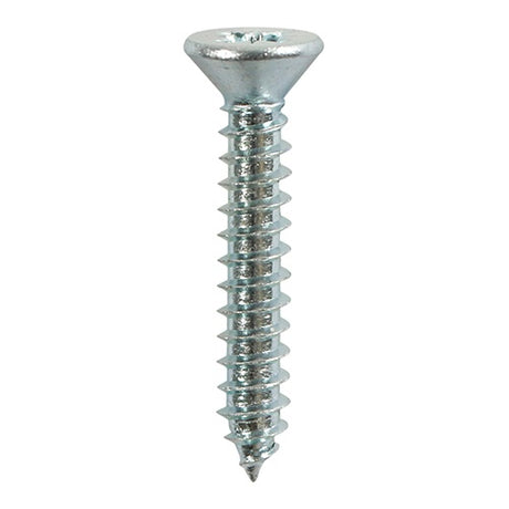 18 x TIMCO Self-Tapping Countersunk Silver Screws - 8 x 1