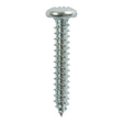 25 x TIMCO Self-Tapping Pan Head Silver Screws - 6 x 3/8
