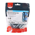 25 x TIMCO Set Screws DIN933 Grade 8.8 & Hex Nut DIN934 Silver - M10 x 50