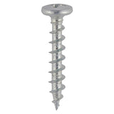 1000 x TIMCO Window Fabrication Screws Friction Stay Shallow Pan Countersunk PH Single Thread Gimlet Tip Stainless Steel - 4.3 x 25