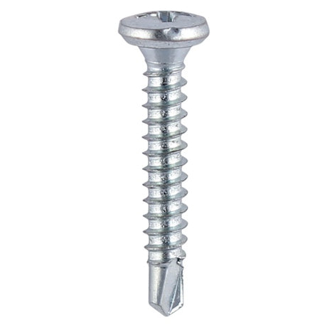 1000 x TIMCO Window Fabrication Screws Friction Stay Shallow Pan Countersunk PH Self-Tapping Self-Drilling Point Zinc - 3.9 x 16