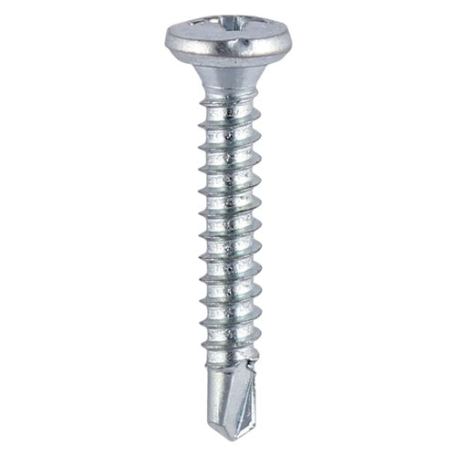 1000 x TIMCO Window Fabrication Screws Friction Stay Shallow Pan Countersunk PH Self-Tapping Self-Drilling Point Zinc - 4.8 x 23