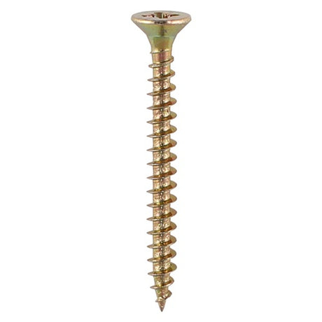 525 x TIMCO Solo Countersunk Gold Woodscrews - 5.0 x 50