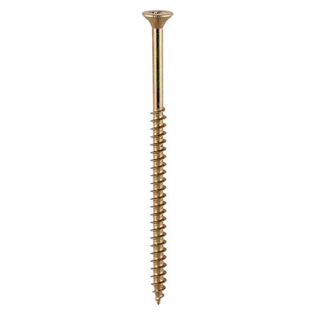 120 x TIMCO Solo Countersunk Gold Woodscrews - 5.0 x 80