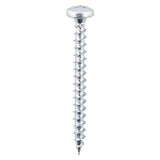 200 x TIMCO Solo Pan Head Silver Woodscrews - 5.0 x 40
