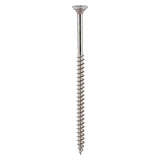 100 x TIMCO Solo Countersunk Silver Woodscrews - 6.0 x 120