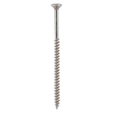 200 x TIMCO Solo Countersunk Silver Woodscrews - 4.5 x 80