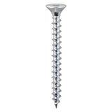 200 x TIMCO Solo Countersunk Silver Woodscrews - 4.0 x 25