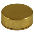 4 x TIMCO Threaded Screw Caps Solid Brass Polished Brass - 16mm
