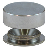4 x TIMCO Threaded Screw Caps Solid Brass Satin Chrome - 16mm