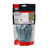 90 x TIMCO Twin-Threaded Countersunk Silver Woodscrews - 10 x 4