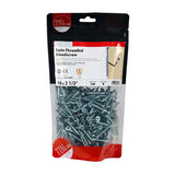 160 x TIMCO Twin-Threaded Countersunk Silver Woodscrews - 10 x 21/2