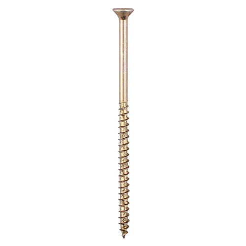 200 x TIMCO Velocity Premium Multi-Use Countersunk Gold Woodscrews - 4.0 x 80