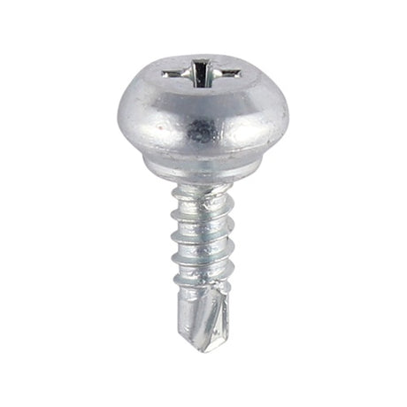 1000 x TIMCO Weather Bar Screws Nipple Head PH Self-Tapping Thread Self-Drilling Point Zinc - 4.0 x 13