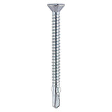 200 x TIMCO Self-Drilling Wing-Tip Steel to Timber Light Section Silver Screws  - 4.2 x 32
