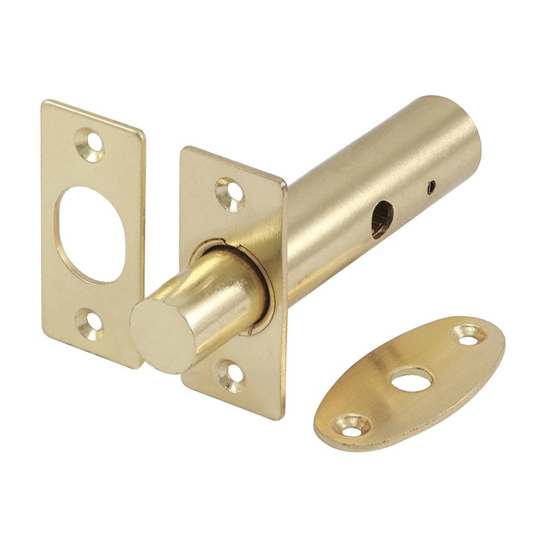 Pair of - TIMCO Door Rack Bolts Electro Brass - 60mm