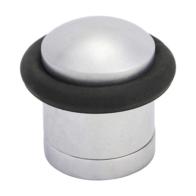 TIMCO Cylinder Door Stop Satin Chrome - 41mm