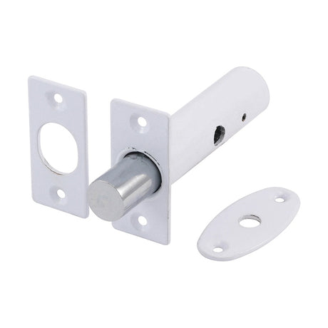 Pair of - TIMCO Door Rack Bolts White - 60mm