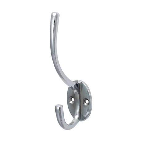 TIMCO Hat & Coat Hook Polished Chrome - 125 x 32mm