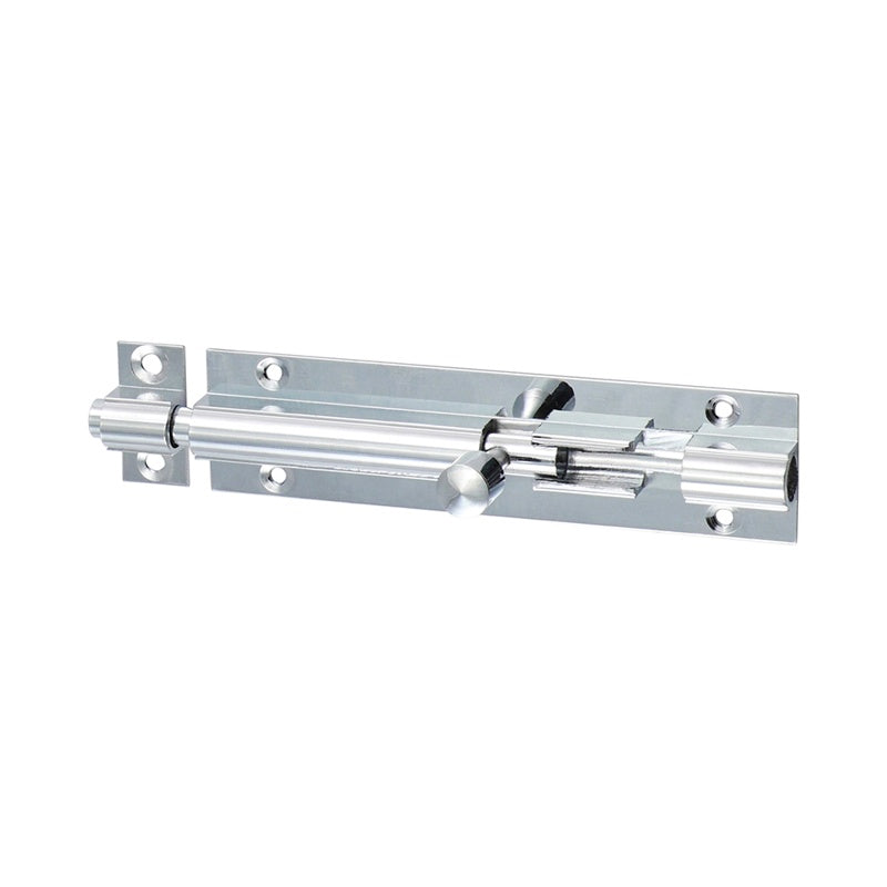 TIMCO Straight Barrel Bolt Polished Chrome - 100 x 25mm