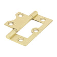 Pair of - TIMCO Plain Bearing Flush Brass Hinges Polished Brass - 60 x 41