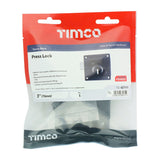 TIMCO Press Lock Black - 3"