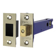 TIMCO Architectural Tubular Deadbolt Electro Brass & Satin Nickel - 128mm