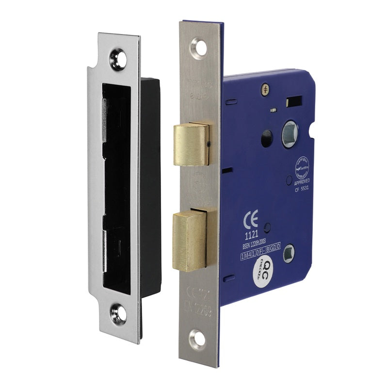 TIMCO Bathroom Lock Satin Nickel - 78mm