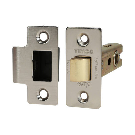 TIMCO Tubular Latch Satin Nickel - 76mm