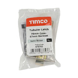 TIMCO Tubular Latch Satin Nickel - 76mm